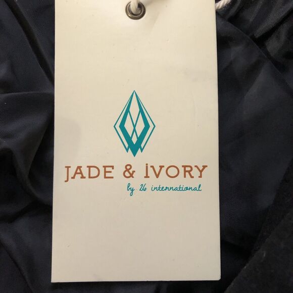 Jade & Ivory By 26 International Crop Jacket Fleece Collar Size XL  NWT - Picture 8 of 14